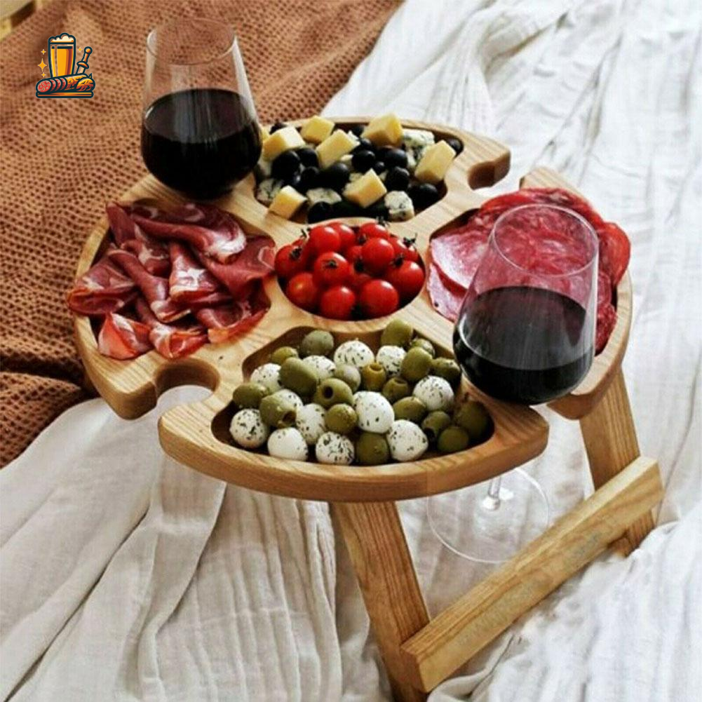 Tabla de aperitivos portátil