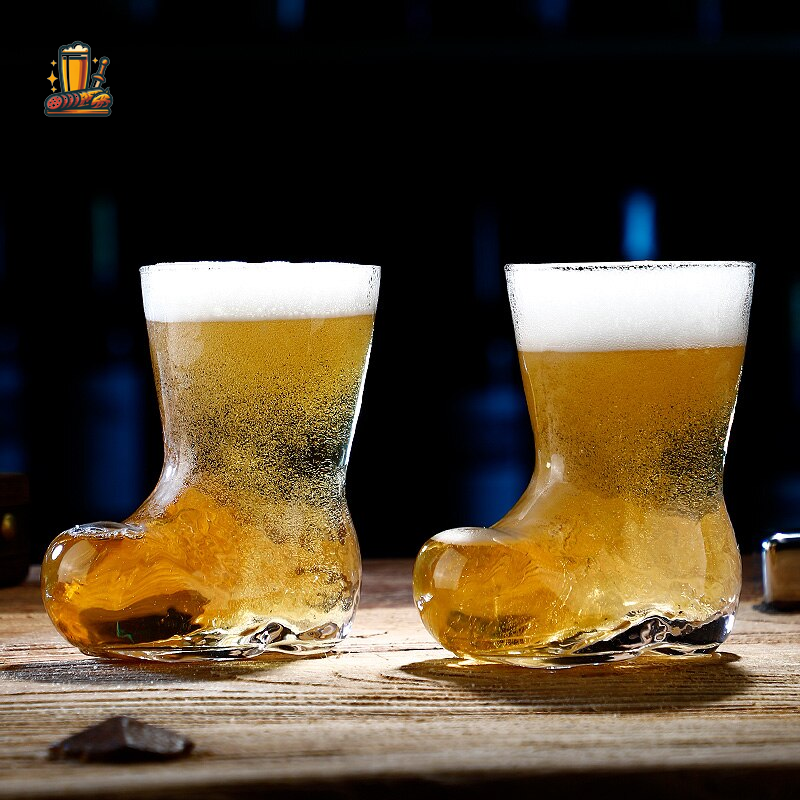 Christmas Beer Glass