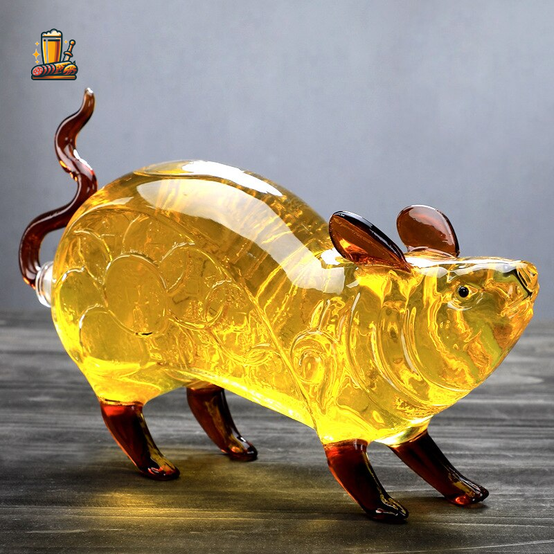 Mouse Whiskey Carafe