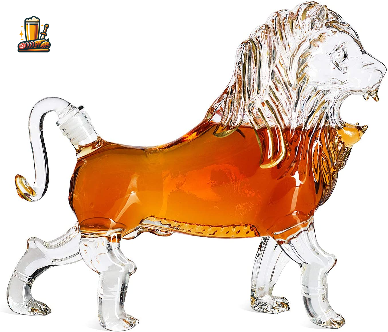 Lion Whiskey Decanter