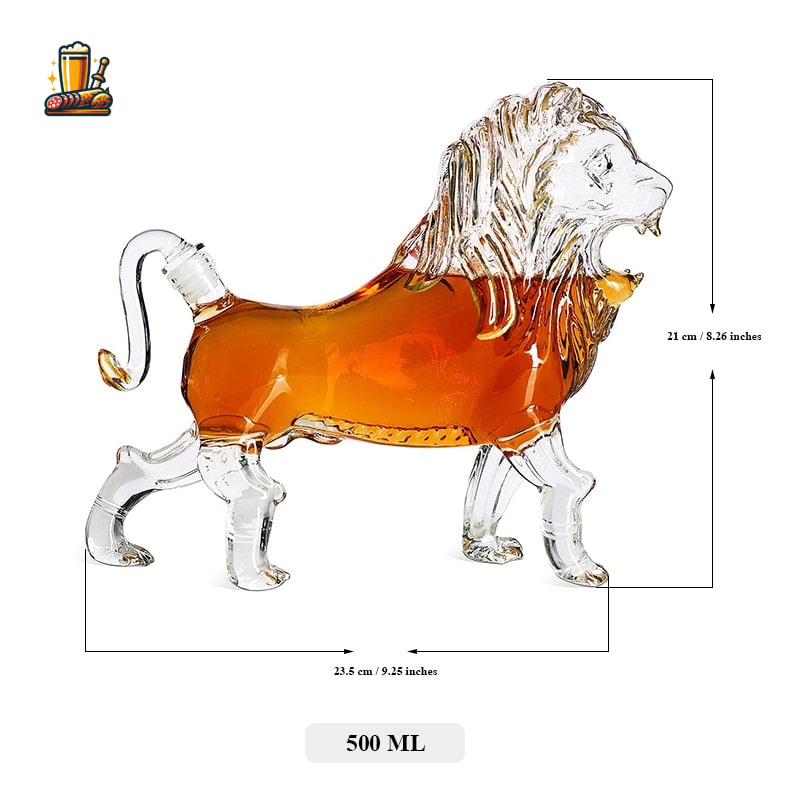 Lion Whiskey Decanter