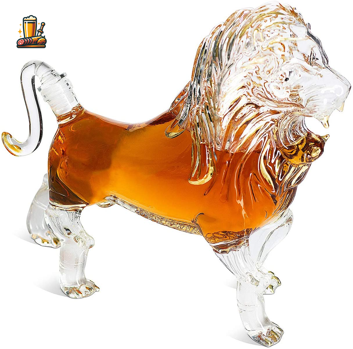 Lion Whiskey Decanter