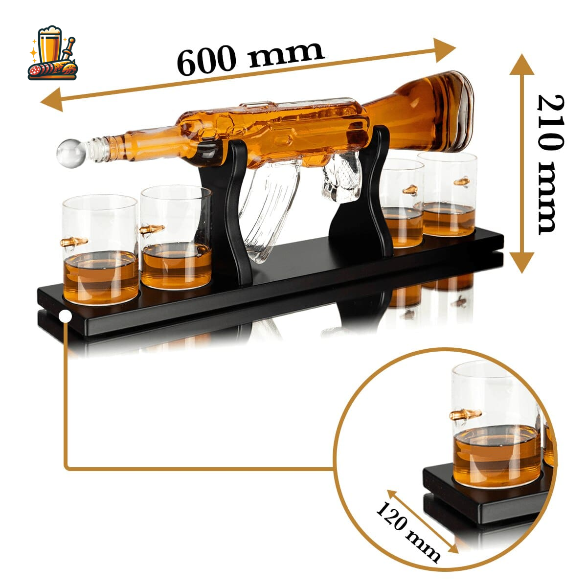 Carafe à Whisky "AK47"