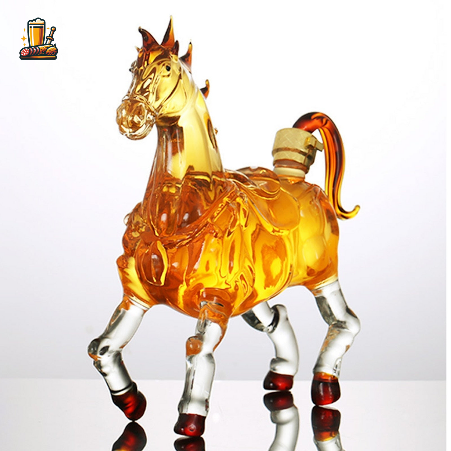 Horse Whiskey Carafe