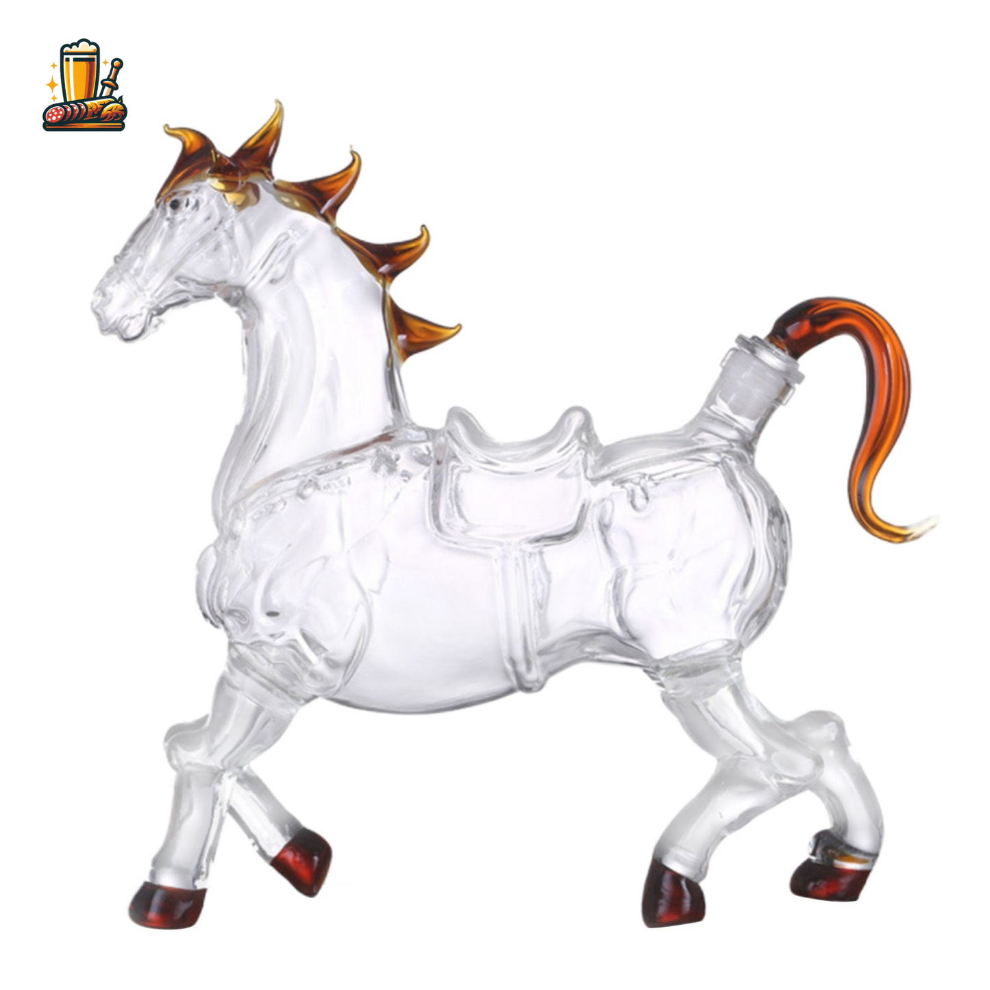 Horse Whiskey Carafe