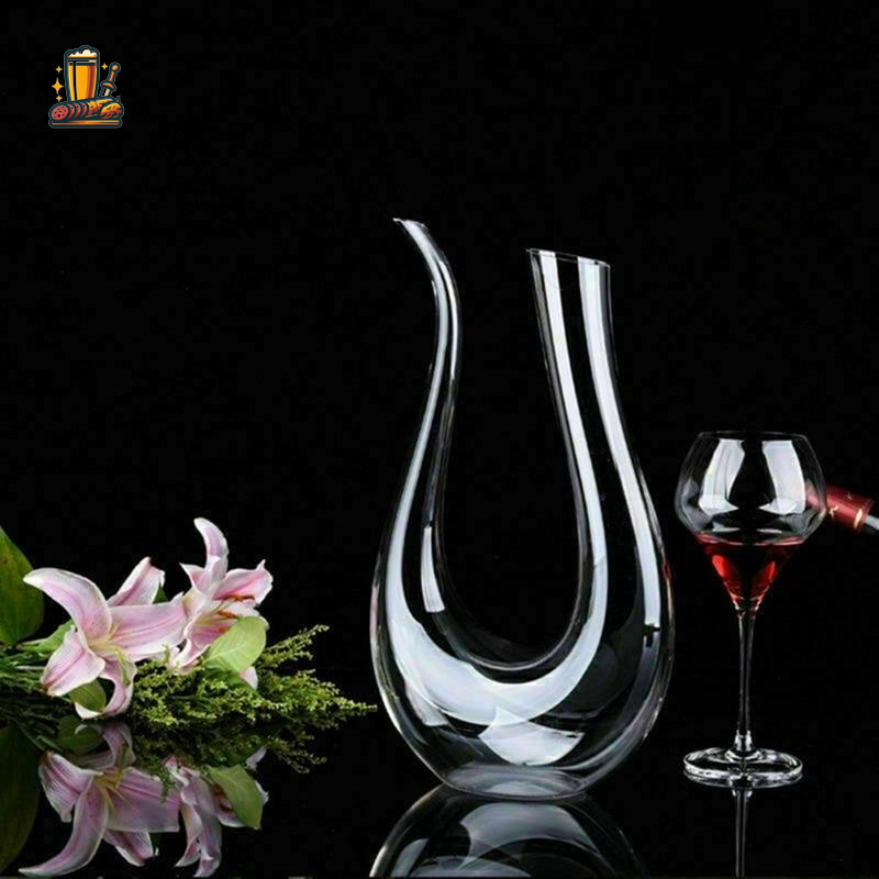 Decantador de vino tinto