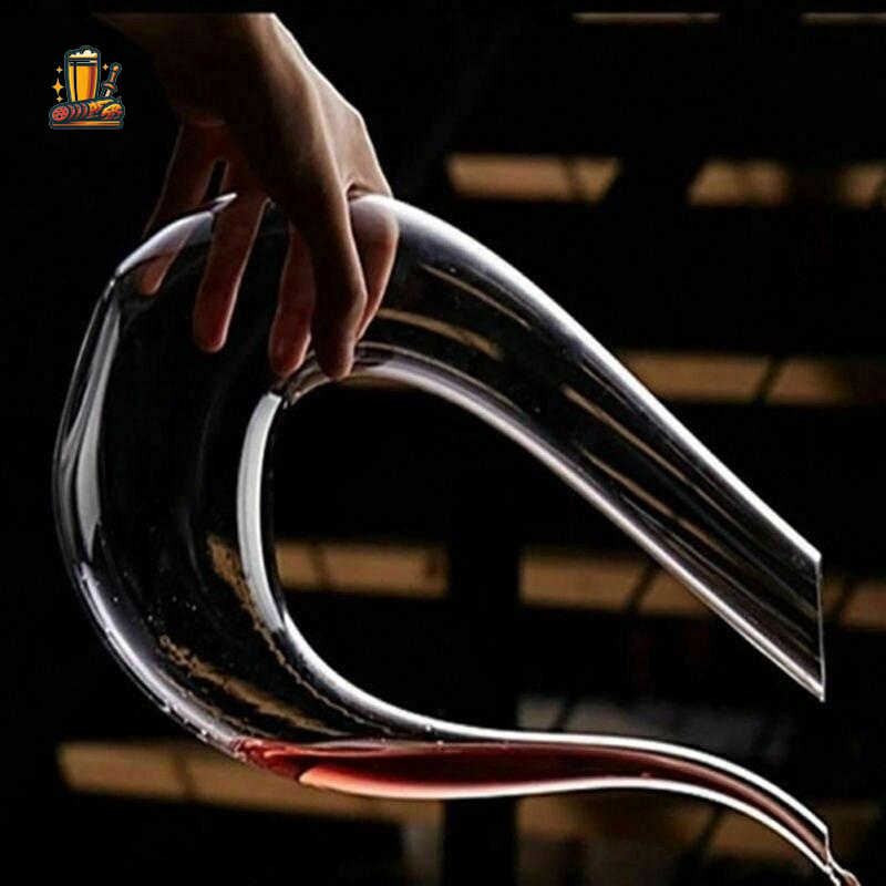 Decantador de vino tinto
