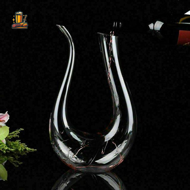 Decantador de vino tinto