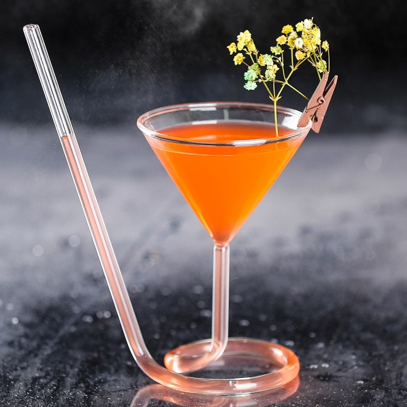 Verre à Cocktail Paille [Cristal]