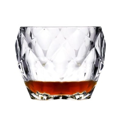 Vaso de whisky de cristal
