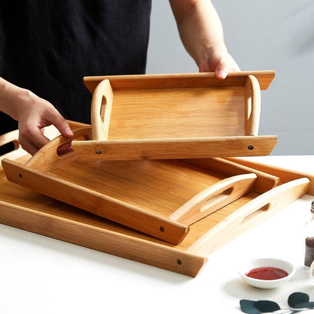 Bamboo Appetizer Tray
