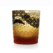 Vaso de whisky japonés cincelado