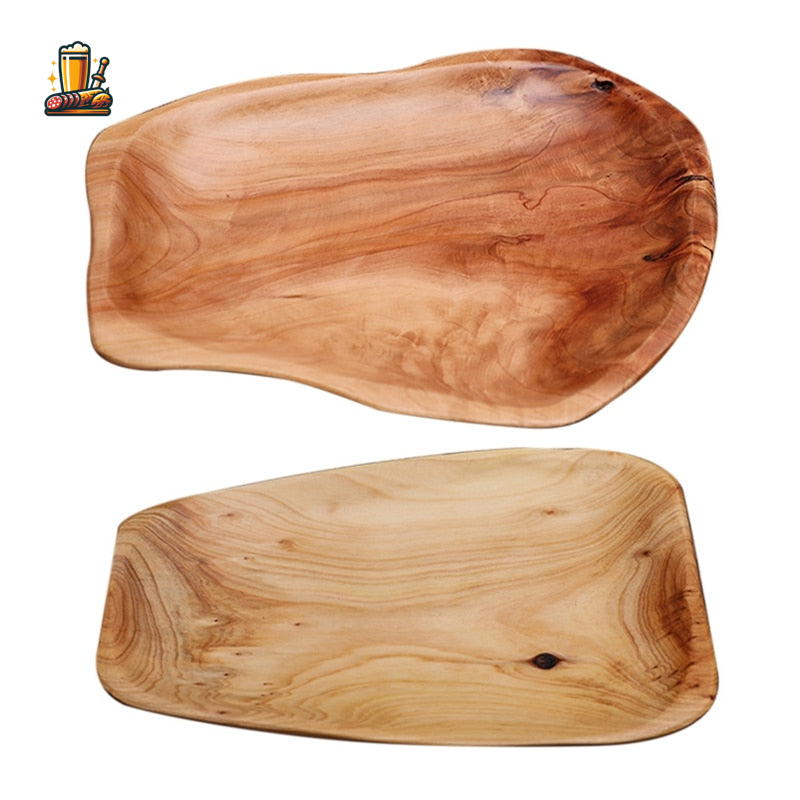 Raw Wood Appetizer Bowls