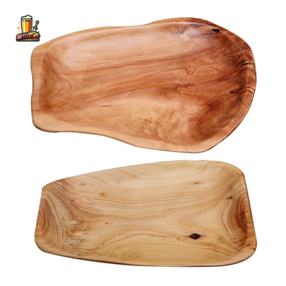 Raw Wood Appetizer Bowls