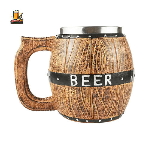 Chope à Bière en Bois