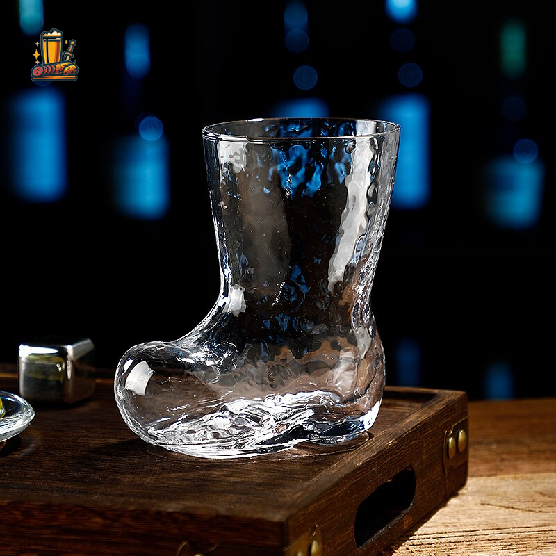 Vaso de cerveza navideño