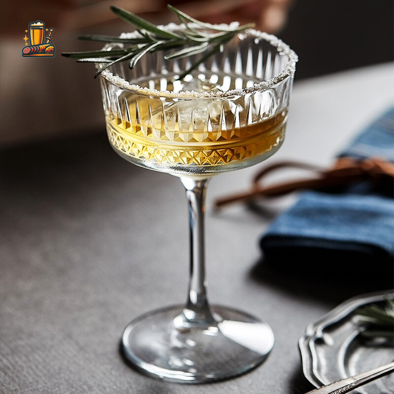 Copa de Cóctel Cincelada [Cristal]