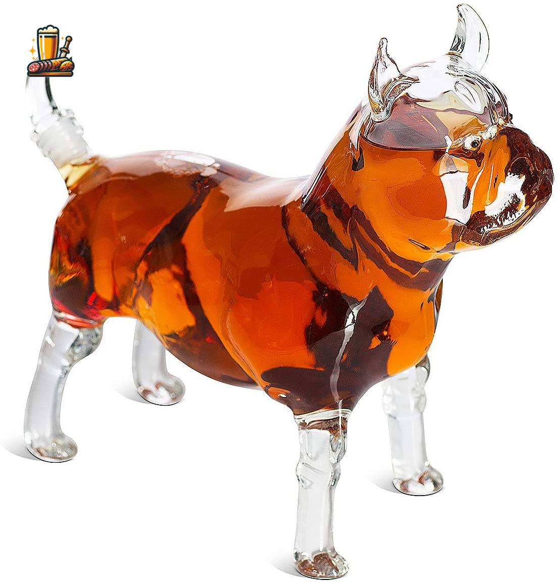 Decantador de whisky para perros