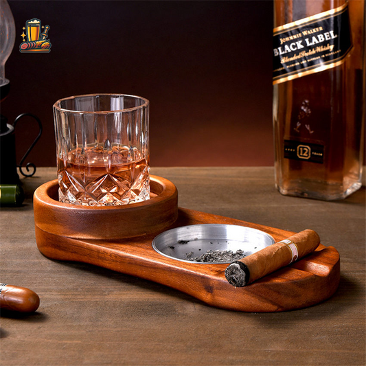 Cenicero de madera